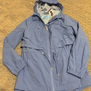 Draper James Blue and White Striped Jacket